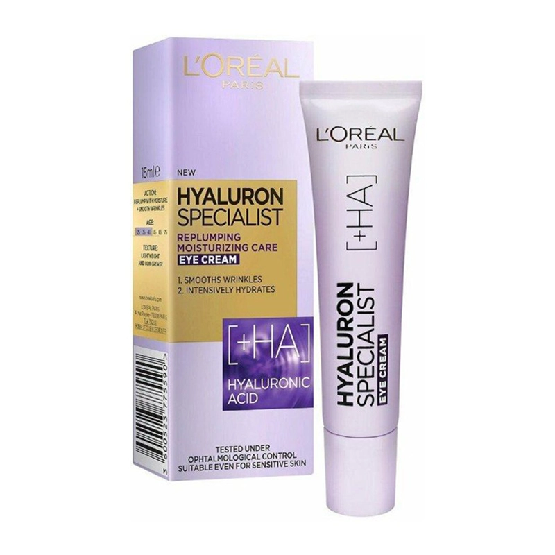L'Oreal Paris HYALURON EXPERT Eye Cream 15ml