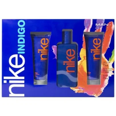 Nike Indigo Edition Man Gift Set Eau De Toilette 100Ml + After Shave Balm 100Ml + Shower Gel 100Ml