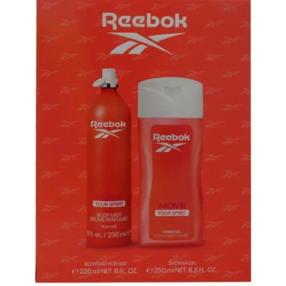 Reebok pack body mist 236 ml. + Gel 250 ml. Move your body Woman