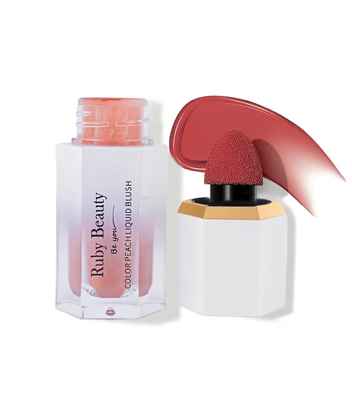 Ruby Beauty Color Peach Liquid Blush 253 - Image 2